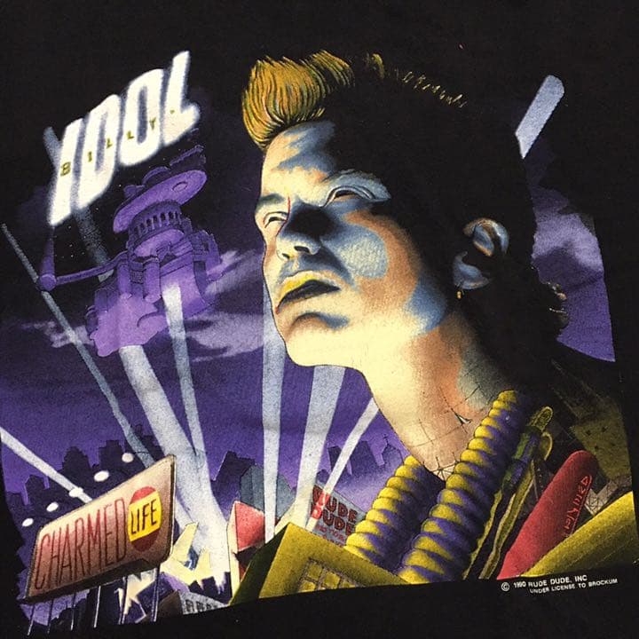 ビリー・アイドル Tシャツ ヴィンテージ L Charmed Life TOUR