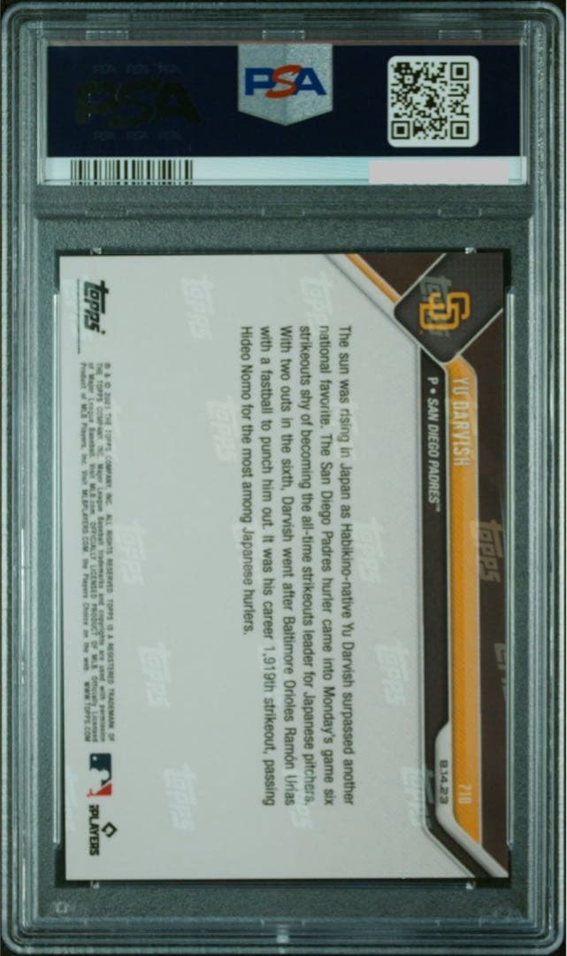 PSA10 鑑定済 Topps now MLB ダルビッシュ カード 710