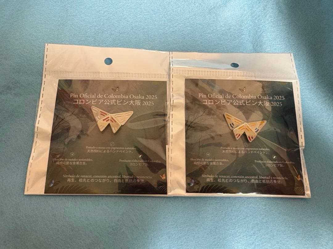 コロンビア館　ピンバッチ　セット　関西万博