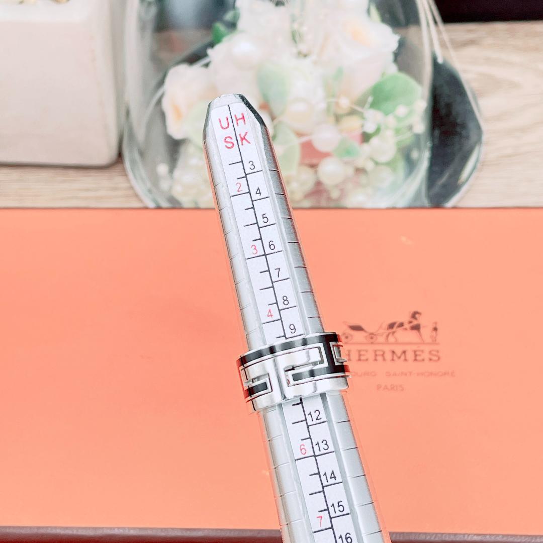 ◇エルメス◇ 新品仕上済 ムーヴ ムーブアッシュ リング 9号 925 7.1g