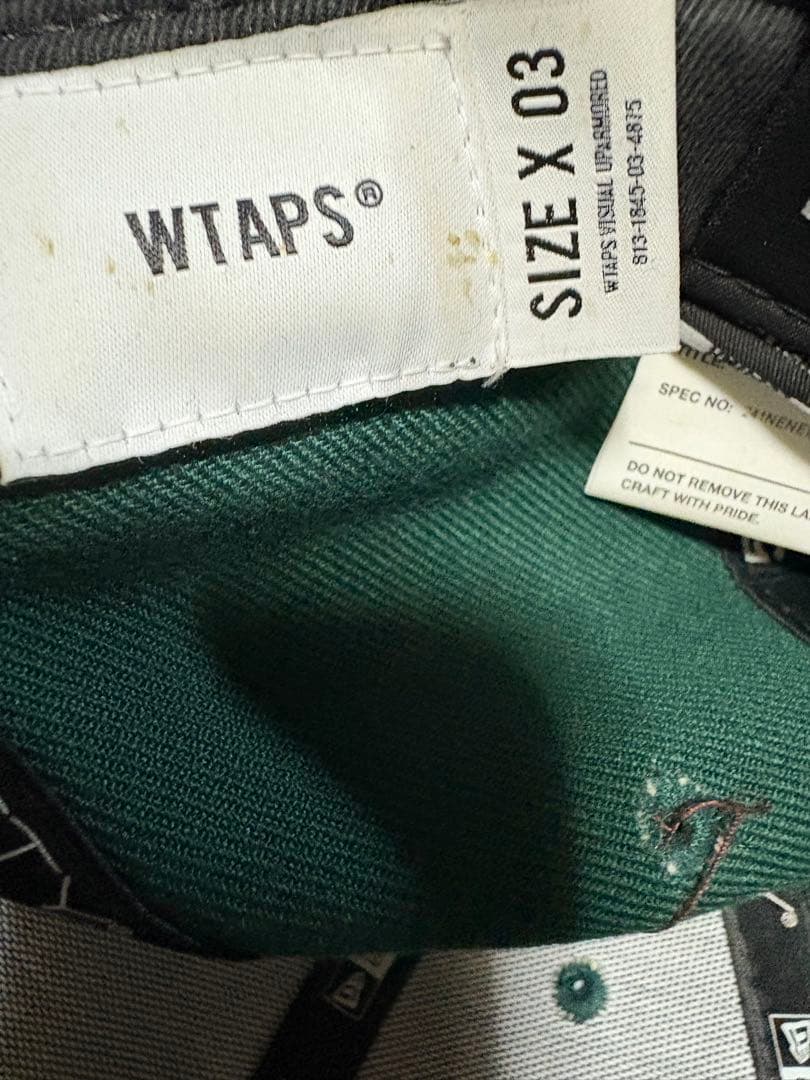 WTAPS ダークグリーン ベースボールキャップ 7 1/2