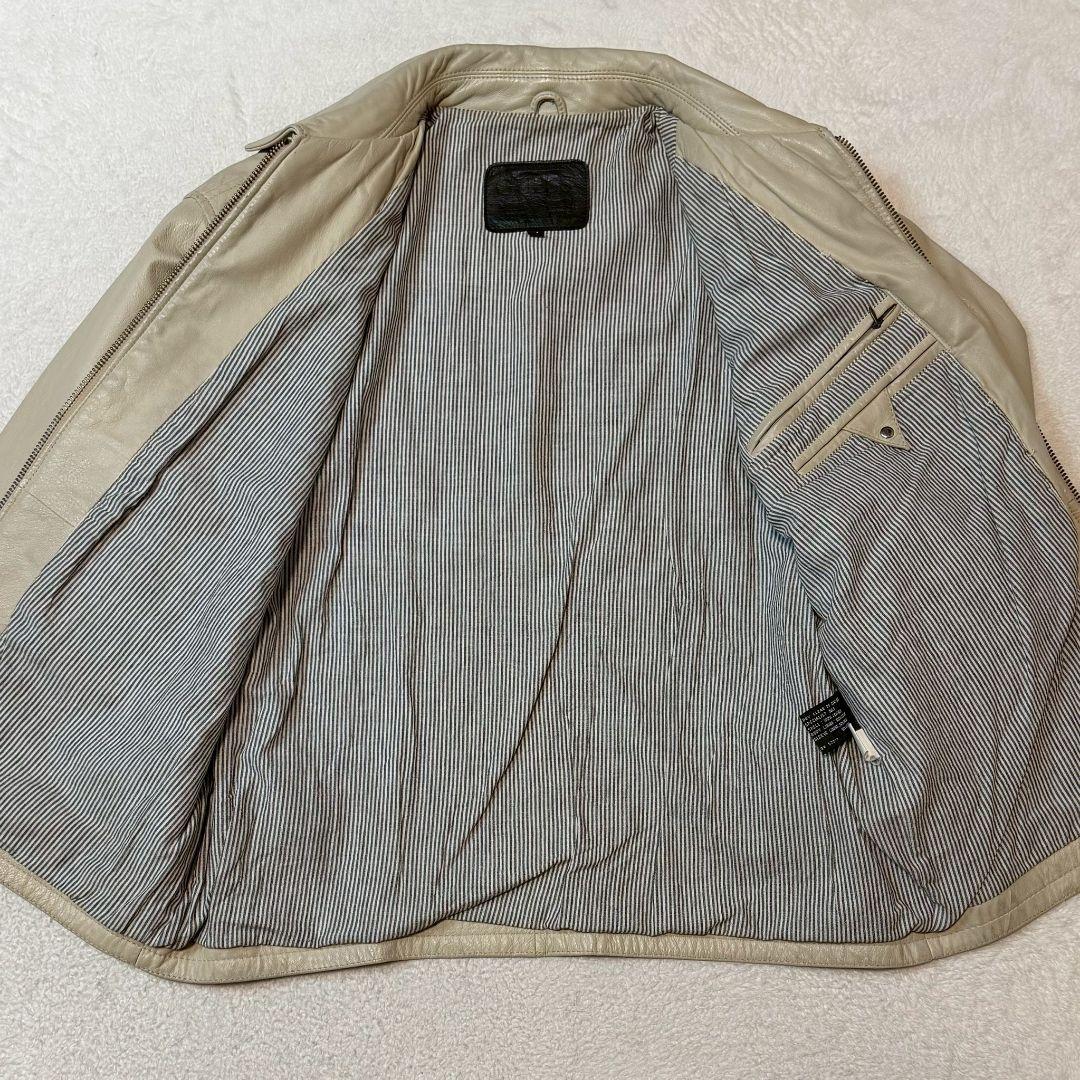 ゲス USA リアルレザー本革トラッカージャケットライダース　M〜L