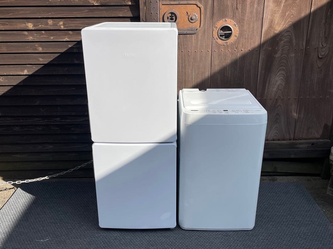 141 単身用　ハイアール冷蔵庫＆ヤマダセレクト洗濯機セット　仙台　宮城