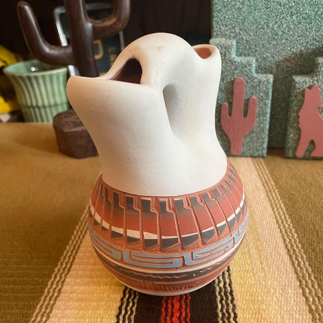 希少品！70's〜ナバホ族navajo 壷　ネイティブアメリカンヴィンテージ雑貨