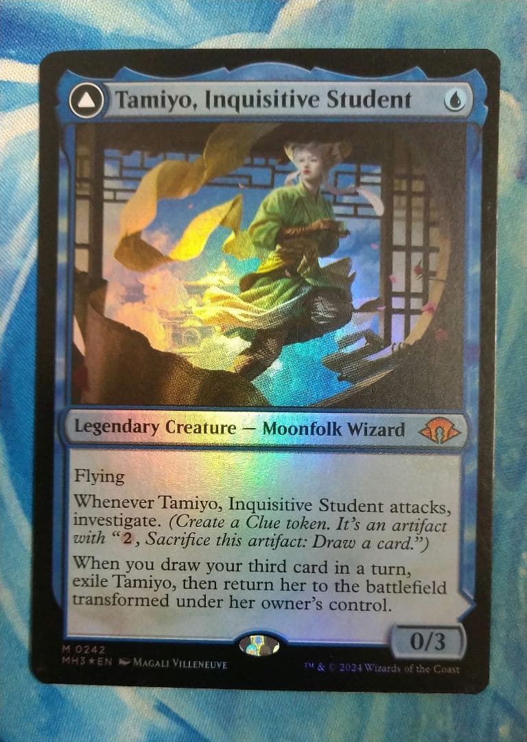 MTG 知りたがりの学徒、タミヨウ MH3 通常枠 英語版FOIL