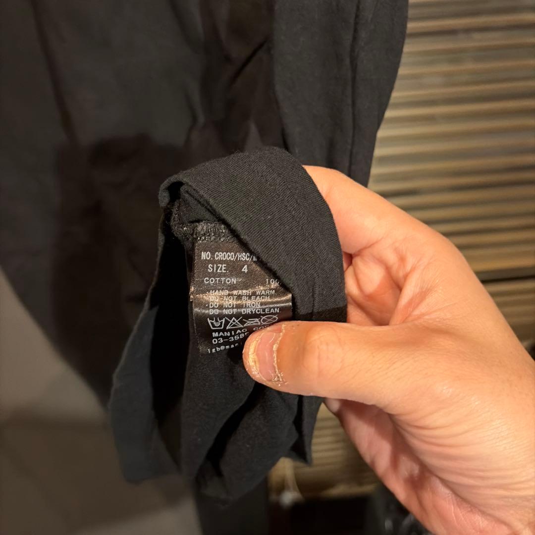 LGR ブラック Tシャツ サイズ4 名作クロス