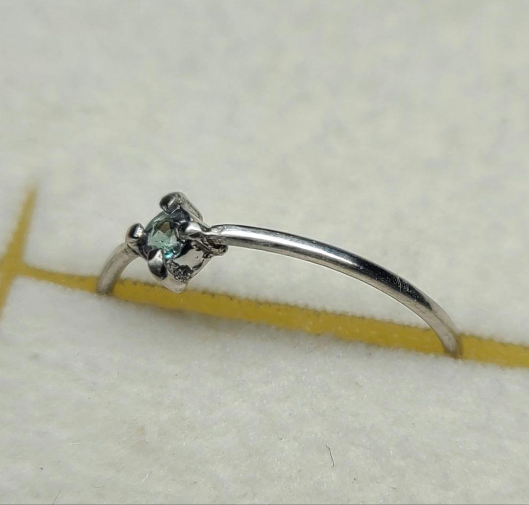 美しいカラーチェンジ!!!★ブラジルアレキサンドライトPt900リング★