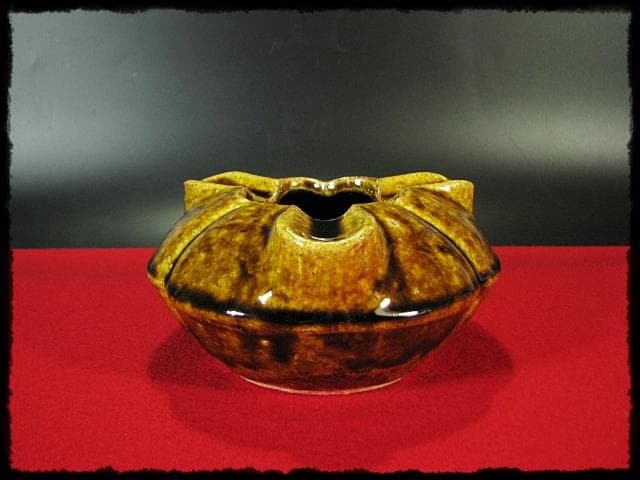 河井寛次郎 飴釉 民芸 民藝 e217