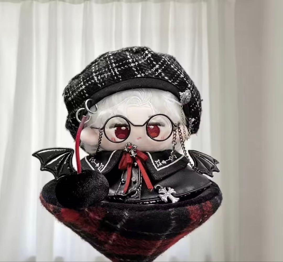 10cm 狼耳、狐耳 ベレー帽 悪魔マントぬい服 3セット×3種セット