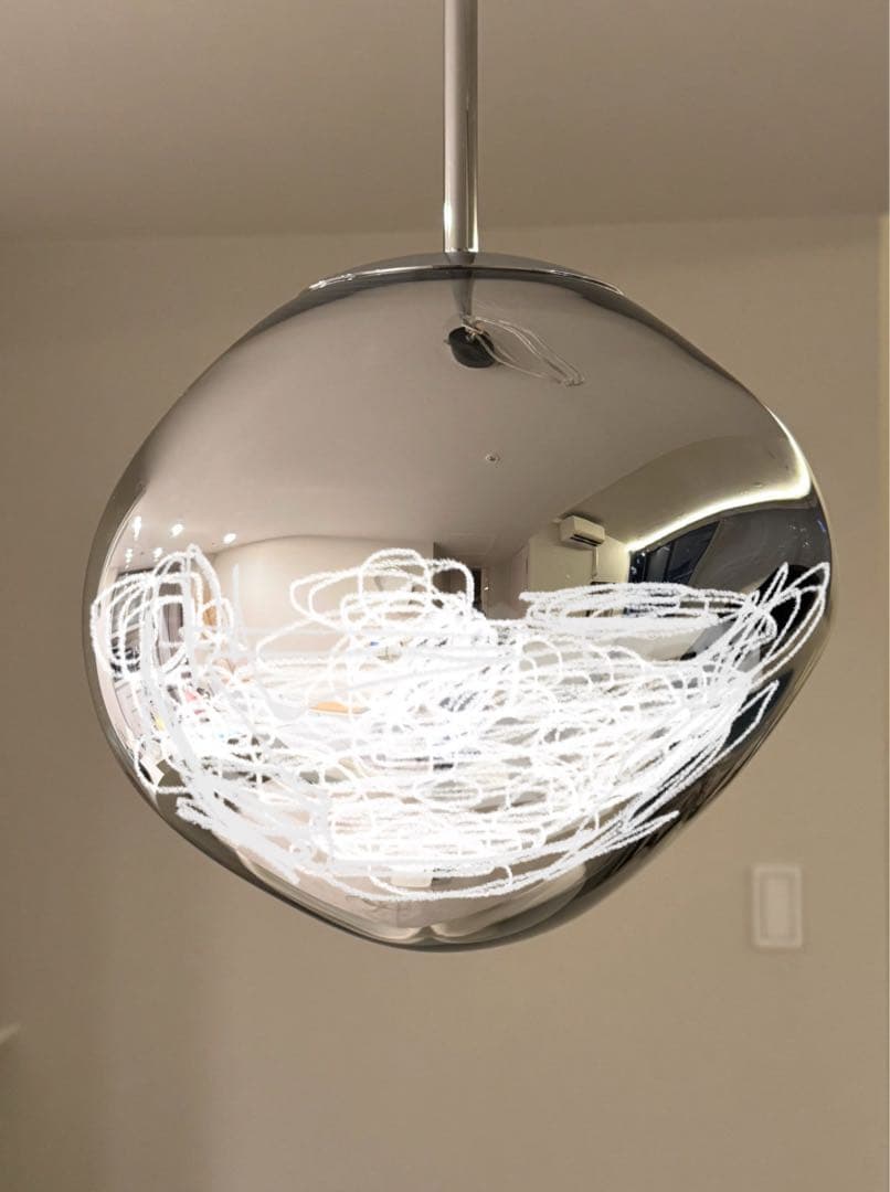 【Tom Dixon】メルトMelt 30 Pendant LED chrome