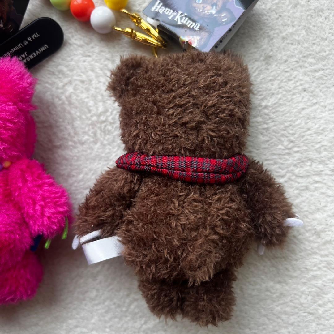 お顔厳選✨ハミクマ　ブラッシュキーチェーン　コンプ4体セット　ユニバ　USJ