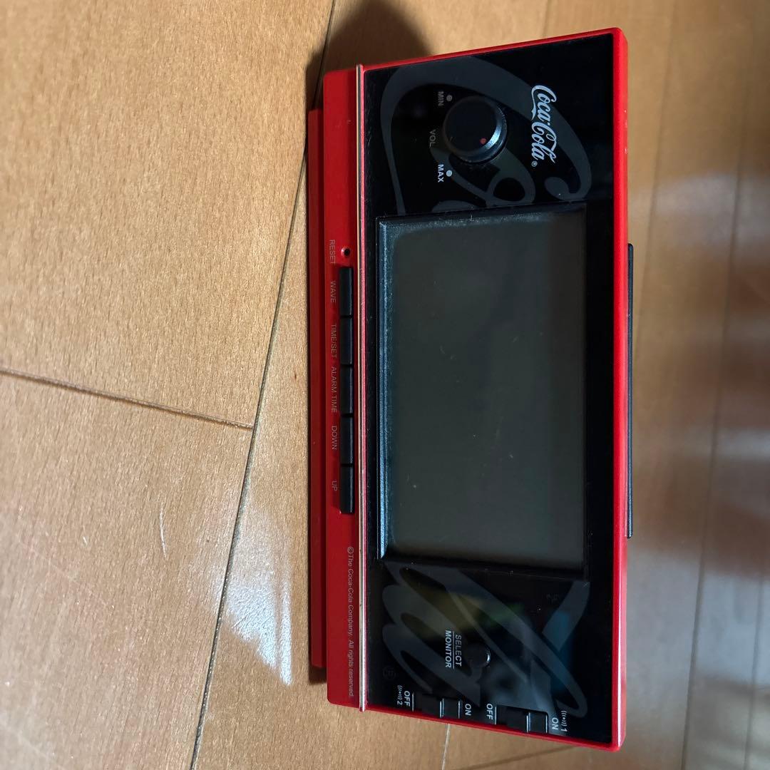 セイコークロック 目覚まし時計 コカ・コーラ 赤 AC602R