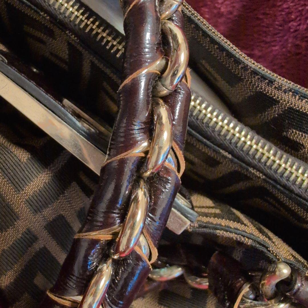 Fendi FFロゴプリント ハンドバッグ