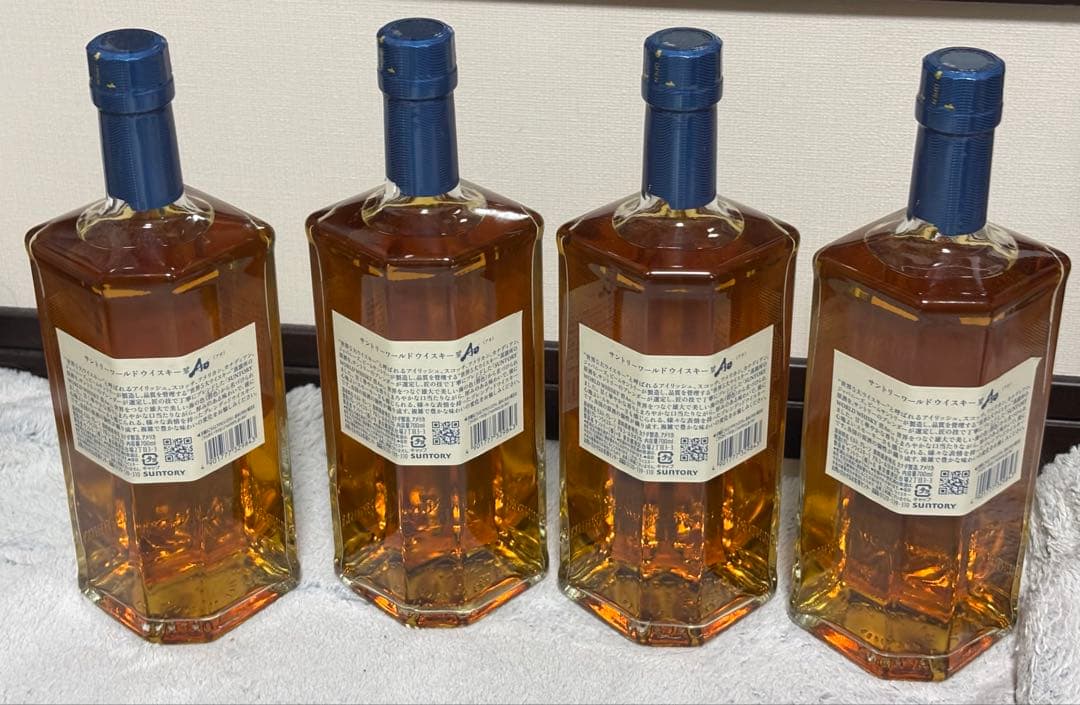 サントリー ワールドウイスキー 碧 Ao 43% 700ml 4本セット