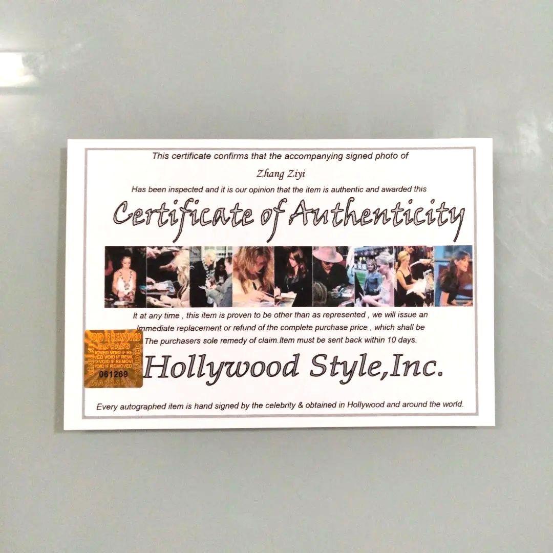 チャオ・リーイン直筆サイン入り超大型写真…