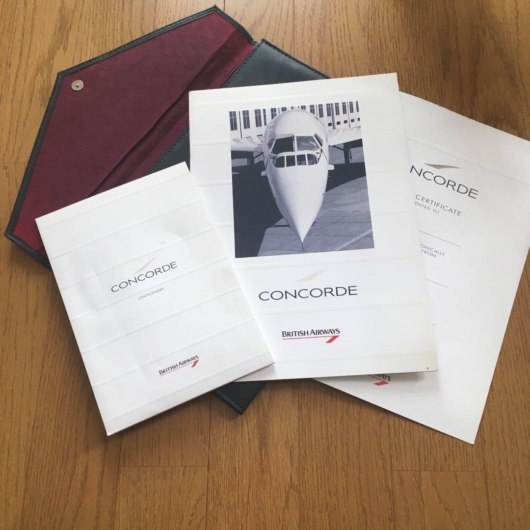 超音速旅客機コンコルド搭乗記念品5点セット(未使用)