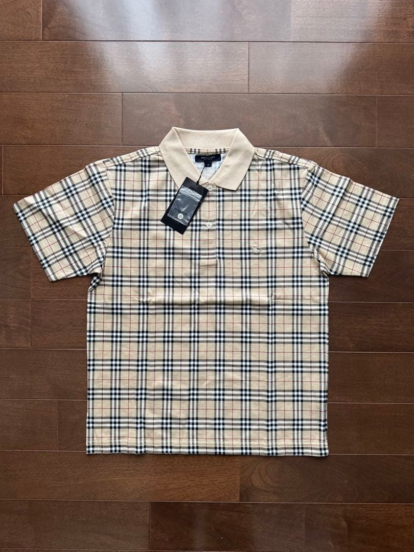 新品未使用タグ付き未開封 99-00's BURBERRYチェックポロシャツS