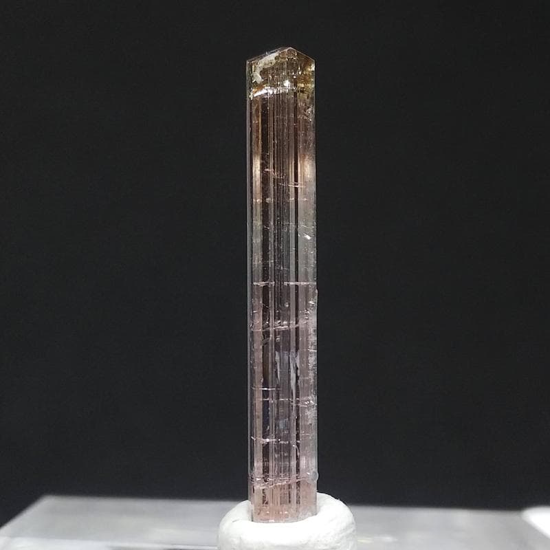 497 宝石質 トルマリン バイカラー アクロアイト タジキスタン産