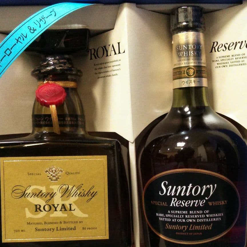 【値下げ】サントリーウイスキー12本セット SRラベルローヤル