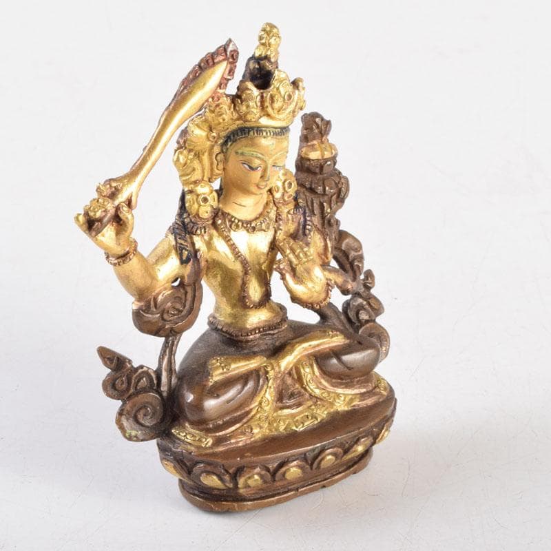 仏教美術　古銅鍍金　チベット仏　仏像　置物　V　9227