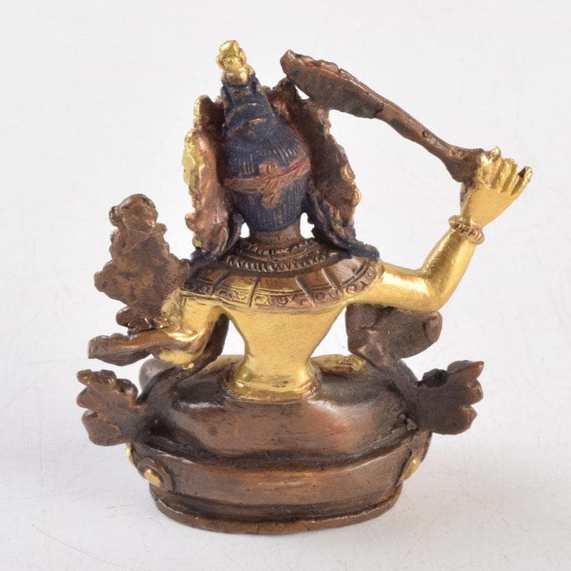 仏教美術　古銅鍍金　チベット仏　仏像　置物　V　9227