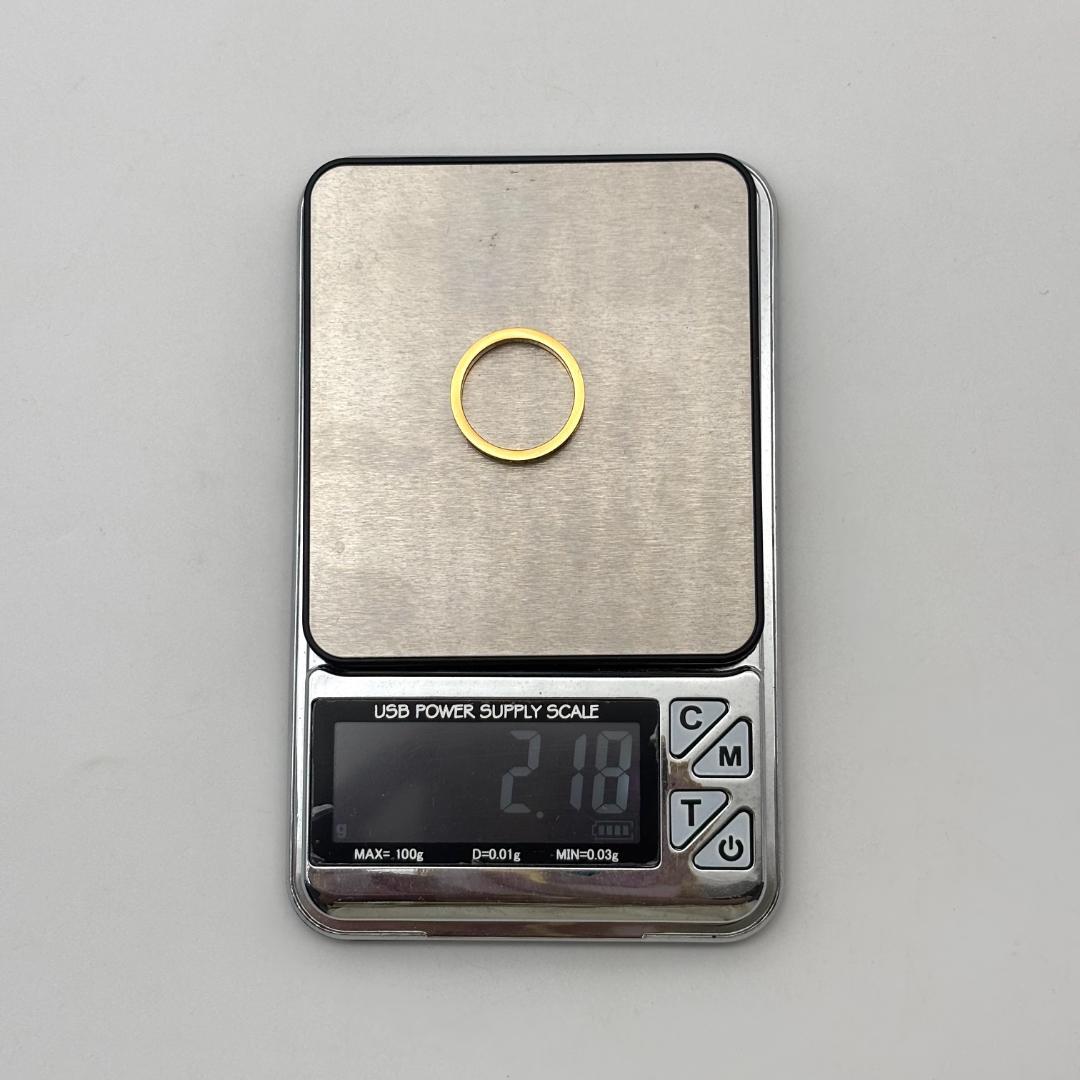 ⭐ 極美品 ✨ 18Kゴールド ダイヤモンドリング 14号