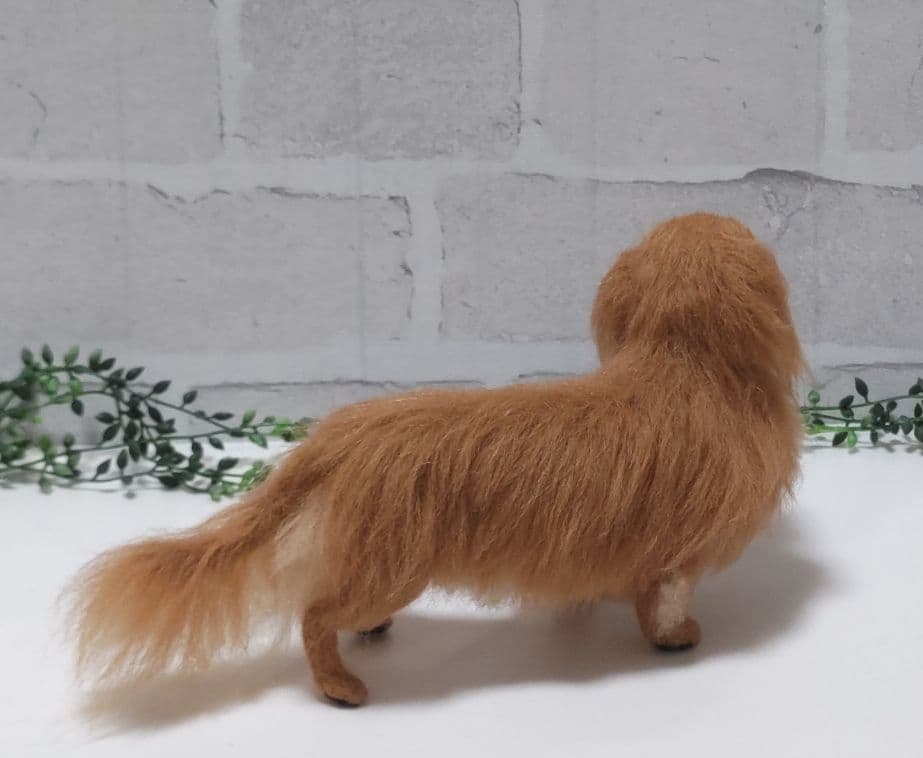 ミニチュアダックス♡レッド♡羊毛フェルト♡ハンドメイド