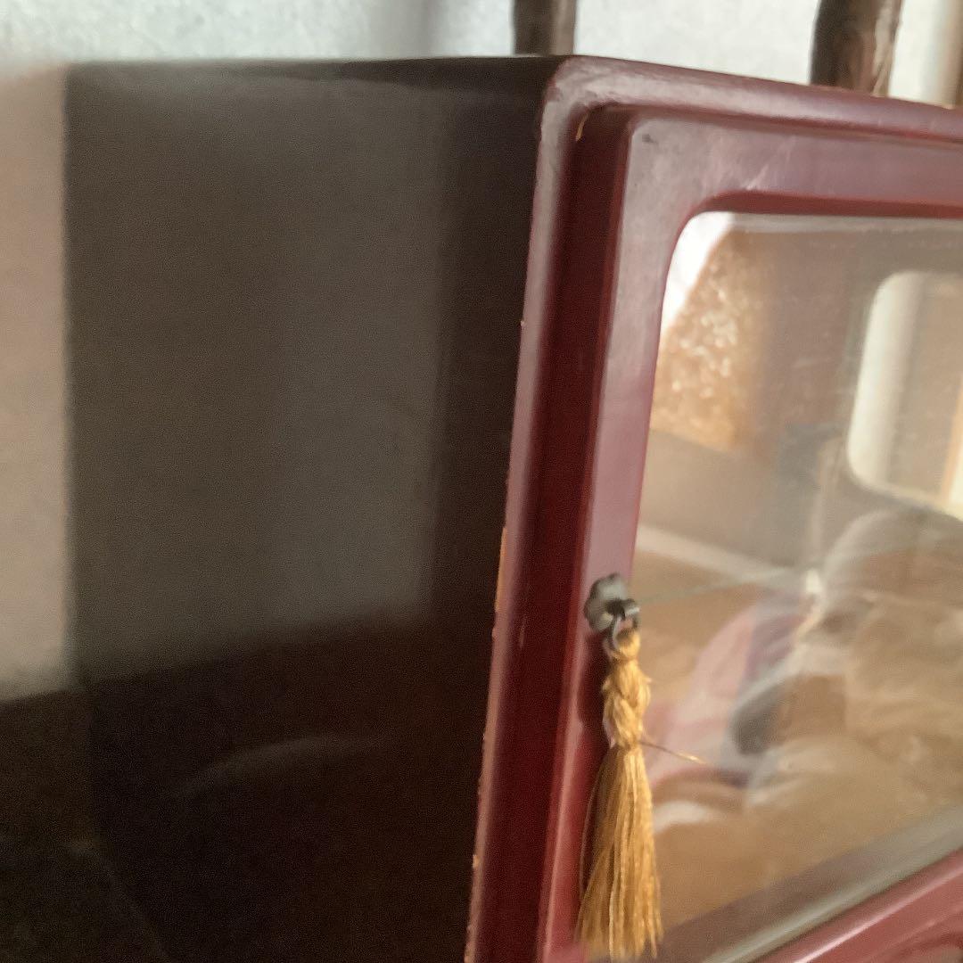 飾り箪笥　飾りケース　飾り棚　小引き出し　木製　昭和レトロ　ヴィンテージ