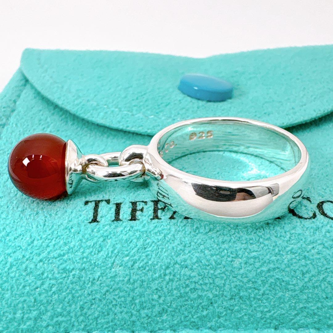 極美品 オールドティファニー ボールダングル リング 12.5号 シルバー925