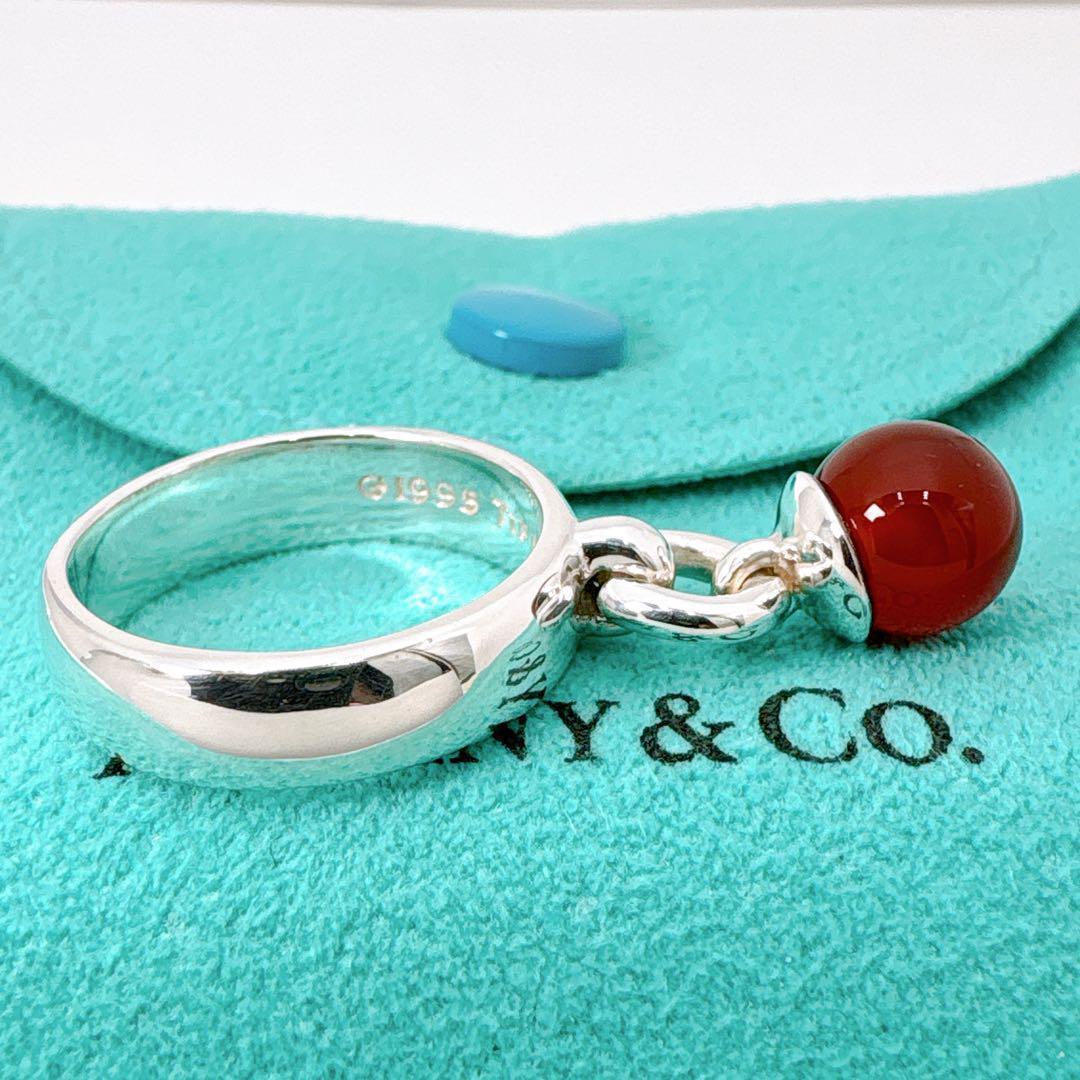 極美品 オールドティファニー ボールダングル リング 12.5号 シルバー925