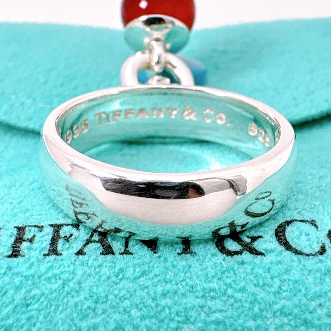 極美品 オールドティファニー ボールダングル リング 12.5号 シルバー925