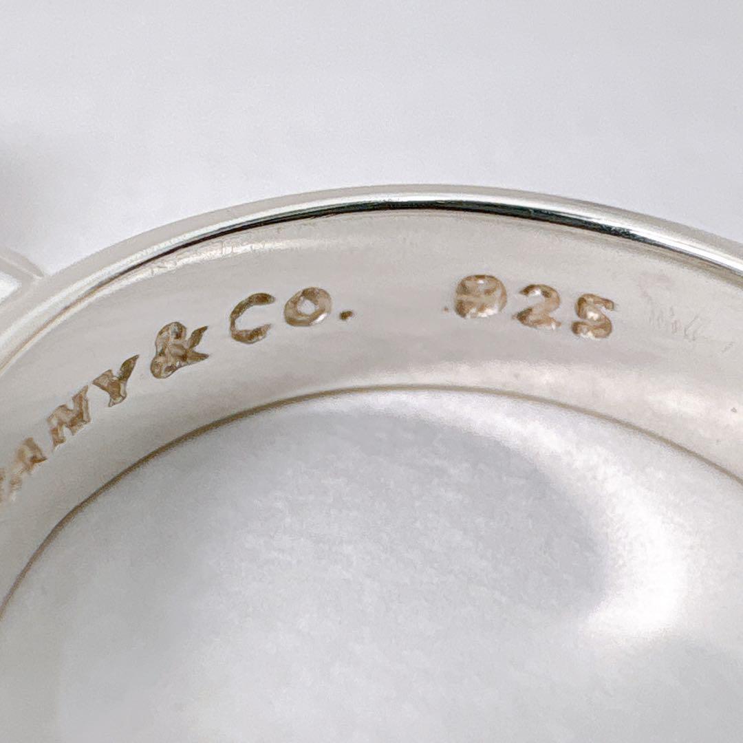 極美品 オールドティファニー ボールダングル リング 12.5号 シルバー925
