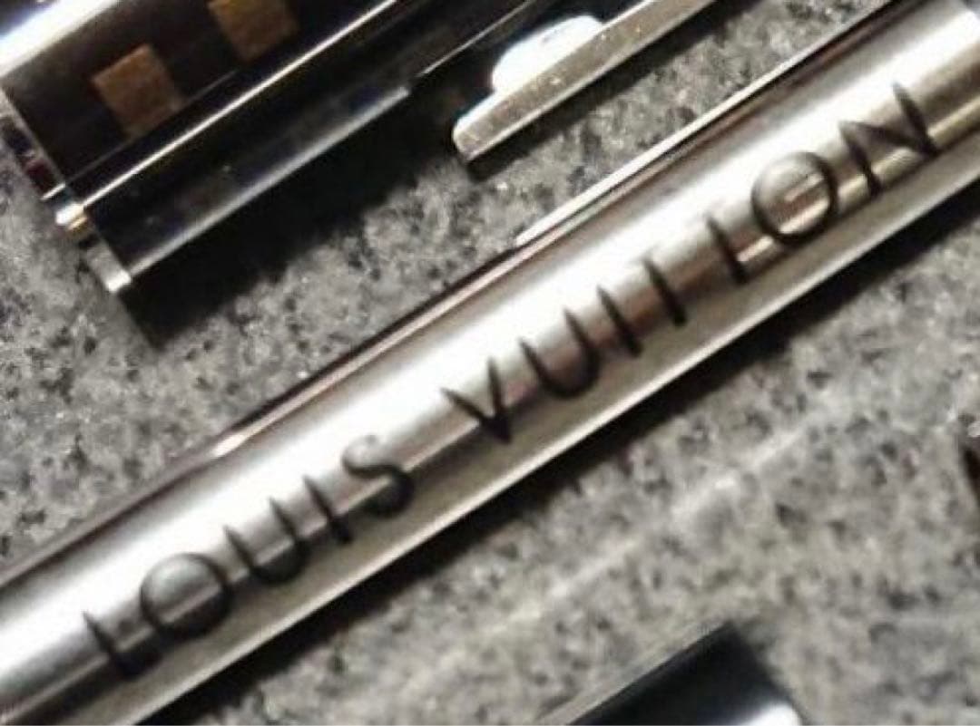 ルイヴィトン ボールペン used 黒×ゴールド