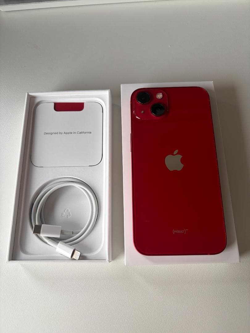 Apple iPhone 13 (PRODUCT)RED 本体