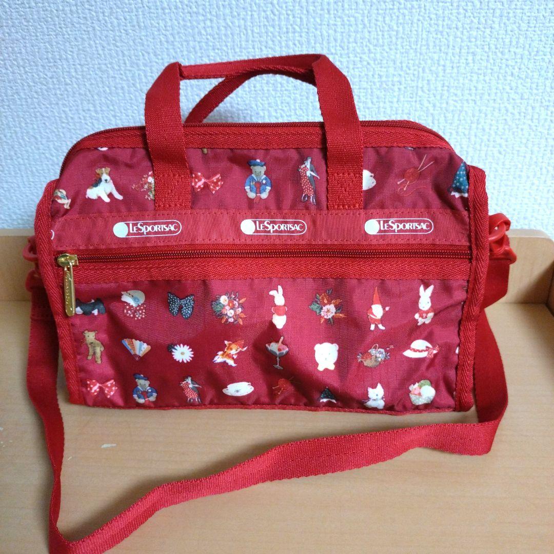 LeSportsac×ピンクハウス ショルダーバッグ 赤 新品タグ付 2way