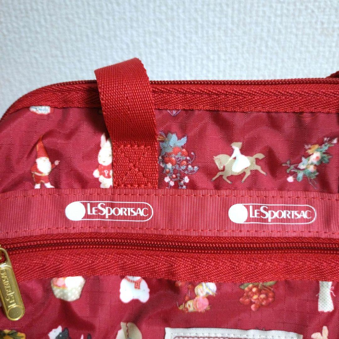 LeSportsac×ピンクハウス ショルダーバッグ 赤 新品タグ付 2way