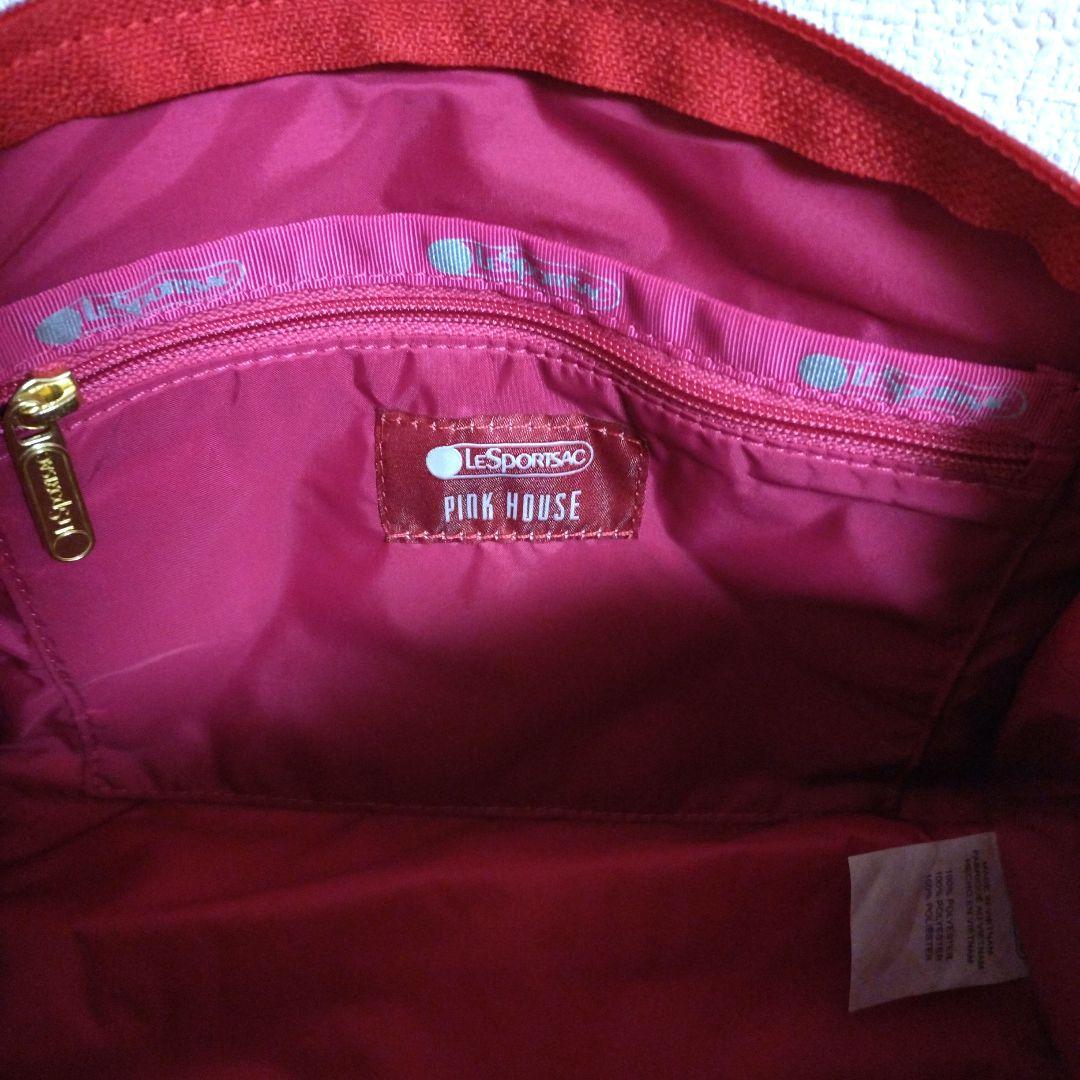 LeSportsac×ピンクハウス ショルダーバッグ 赤 新品タグ付 2way