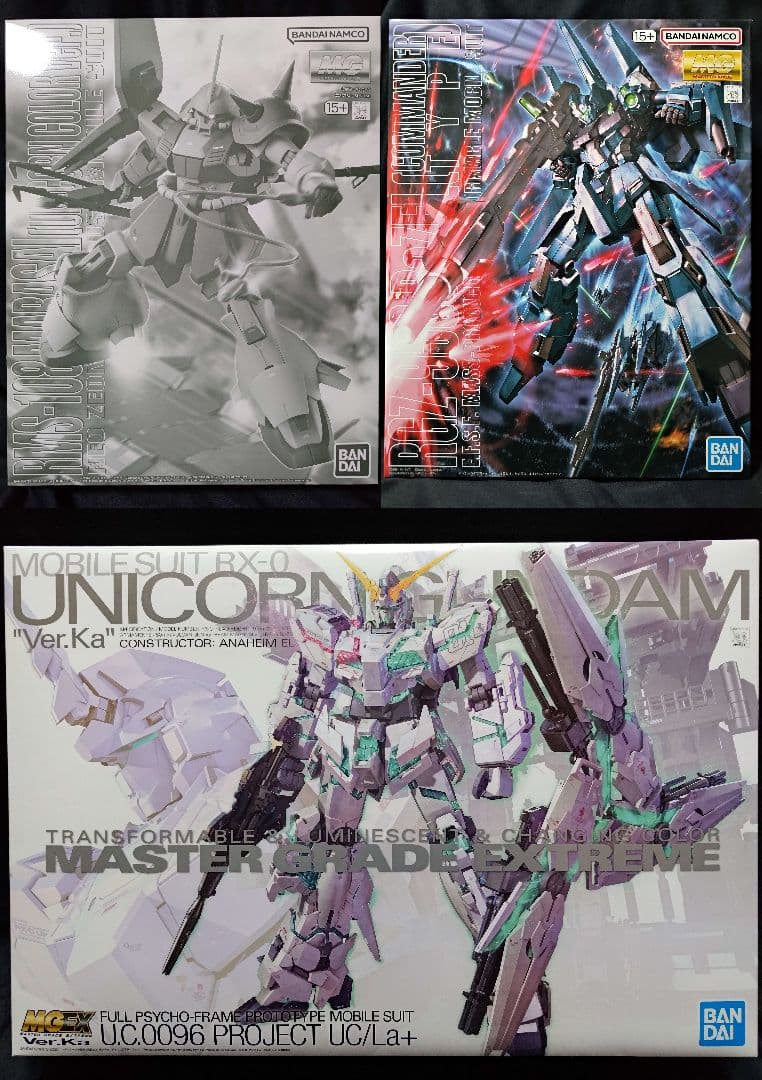 MGEX ユニコーンガンダム Ver.Ka MG マラサイ リゼル隊長機