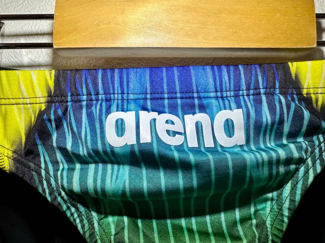 ジ*1様 arena メンズ 競パン Mサイズ　【ブラック×イエロー×ブルー】