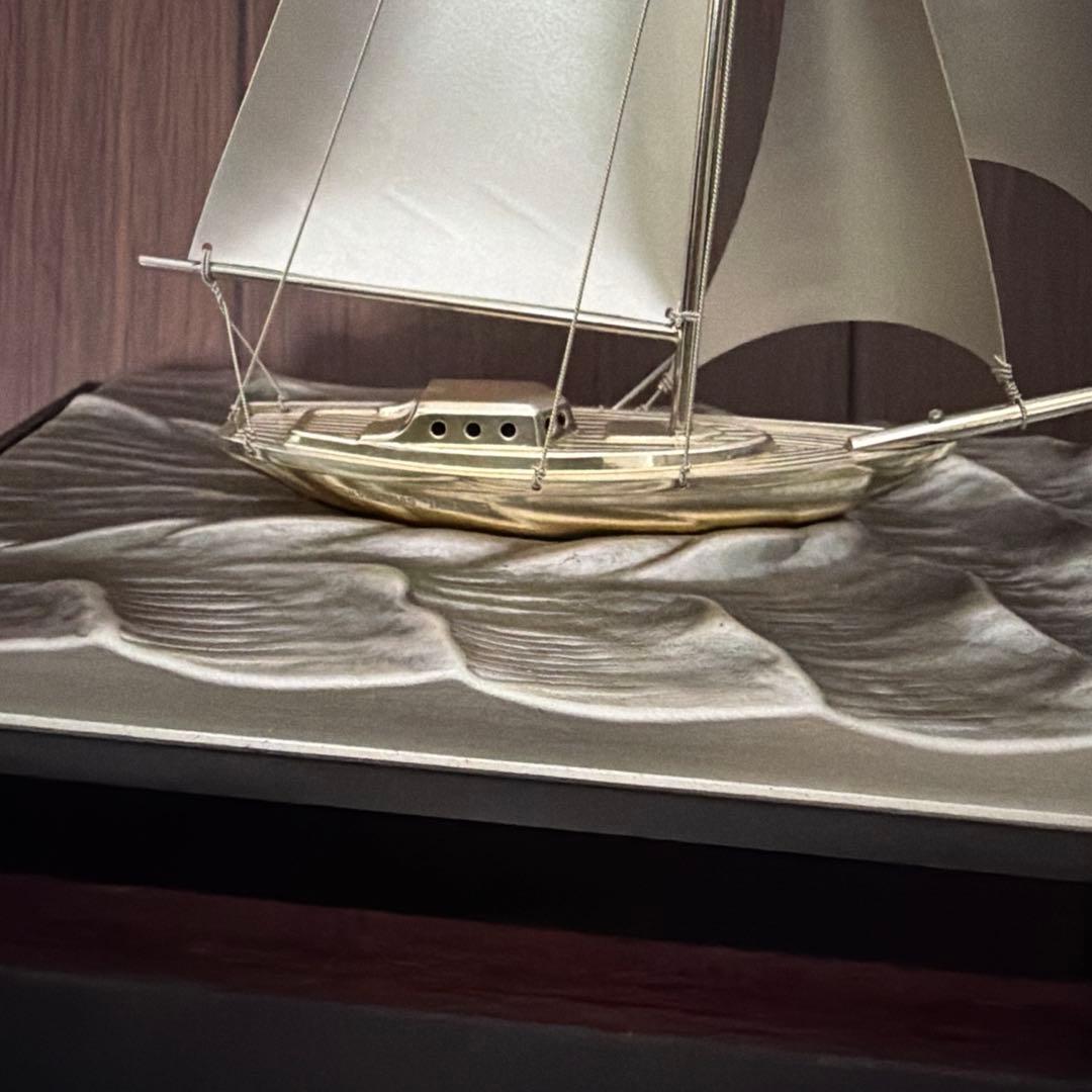 武比古TAKEHIKOヨットシリーズ精巧で瀟洒SILVER985銀細工略歴書付