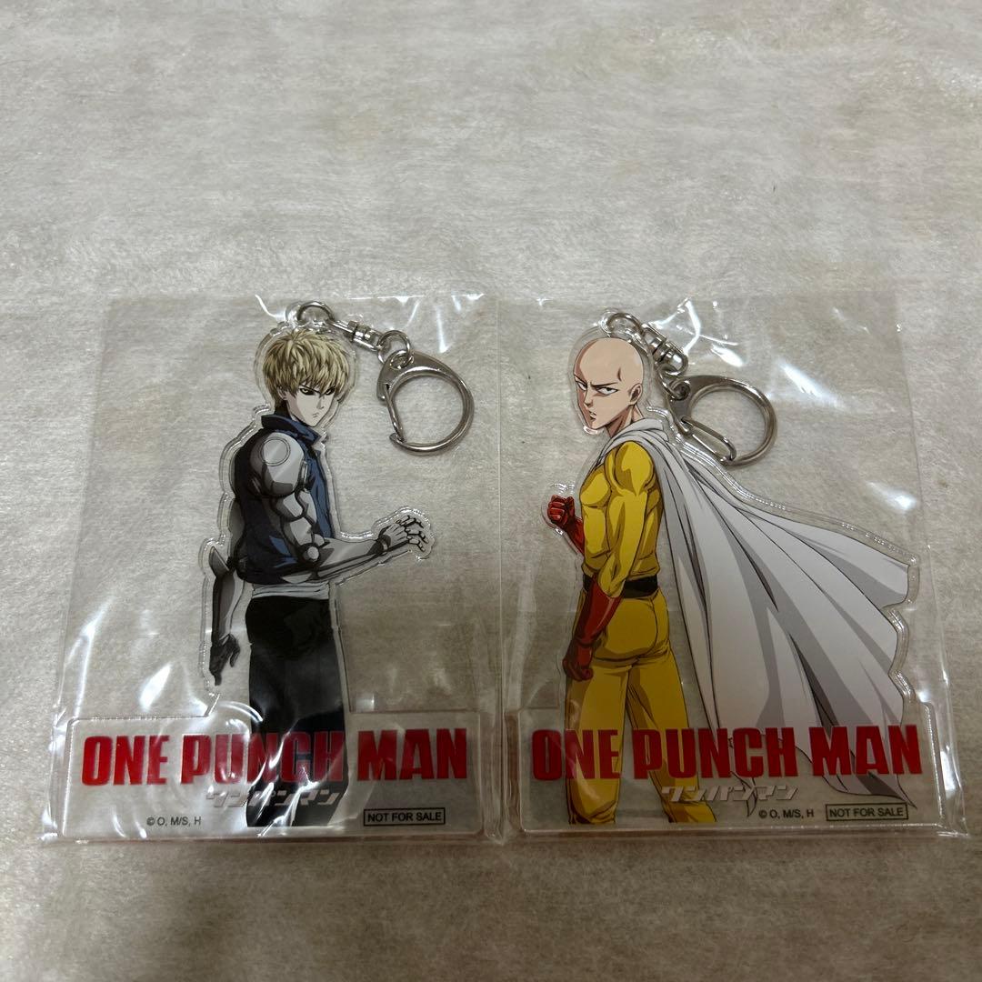 ワンパンマン アクリルキーホルダー サイタマ＆ジェノス 購入特典 非売品