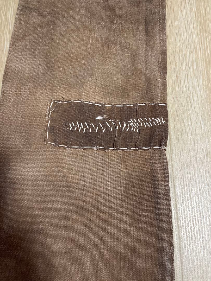 酒袋　柿渋染め25