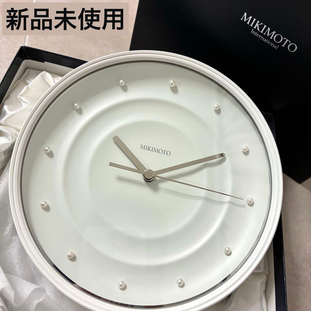 【新品未使用】レア‼️MIKIMOTO ミキモト　パール　掛け時計