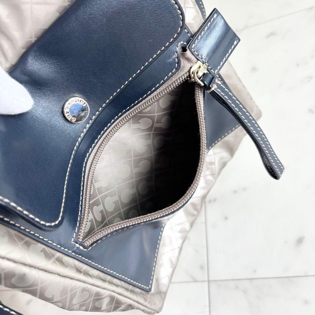 美品✨ ゲラルディーニ ショルダーバッグ ソフティ レザー ポケット ポーチ