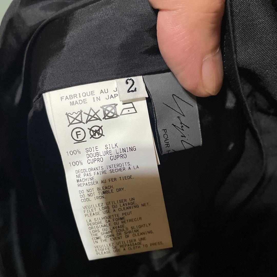 yohjiyamamoto シルクワイドパンツ