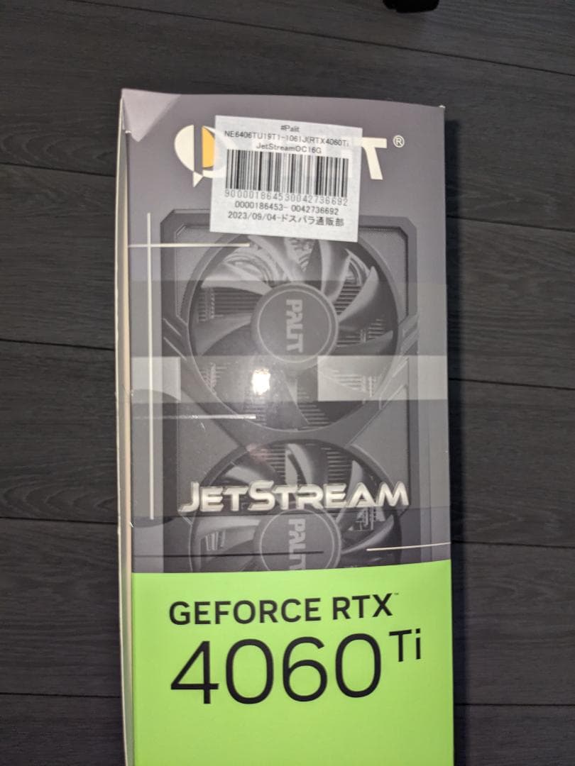 Palit GeforceRTX4060Ti 16GB グラフィックボード
