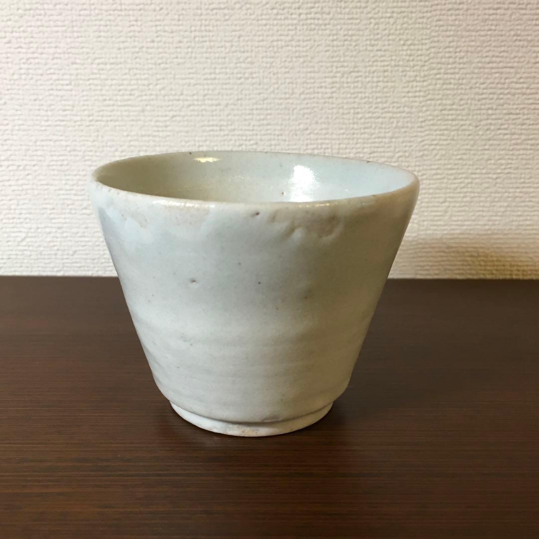 骨董　アンティーク　古伊万里　白磁　蕎麦猪口　酒器　初期　無傷　そば猪口
