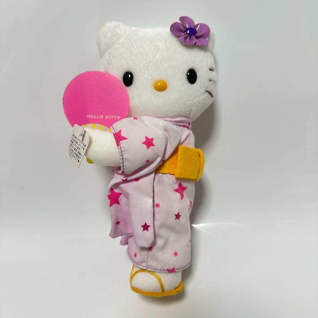 希少レア　ハローキティ　浴衣姿　 ぬいぐるみ　サンリオ　非売品 星柄