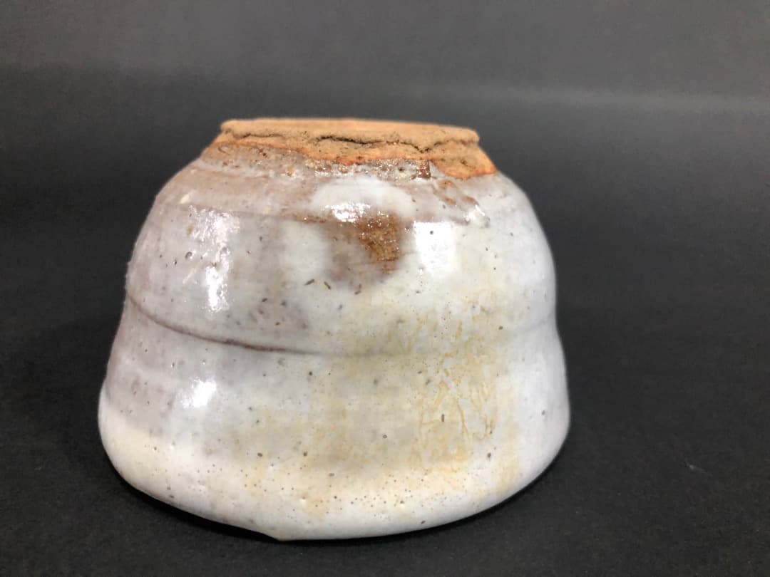 人間国宝　十代　三輪休雪（休和）萩焼　ぐい呑　酒盃　酒器　茶道具