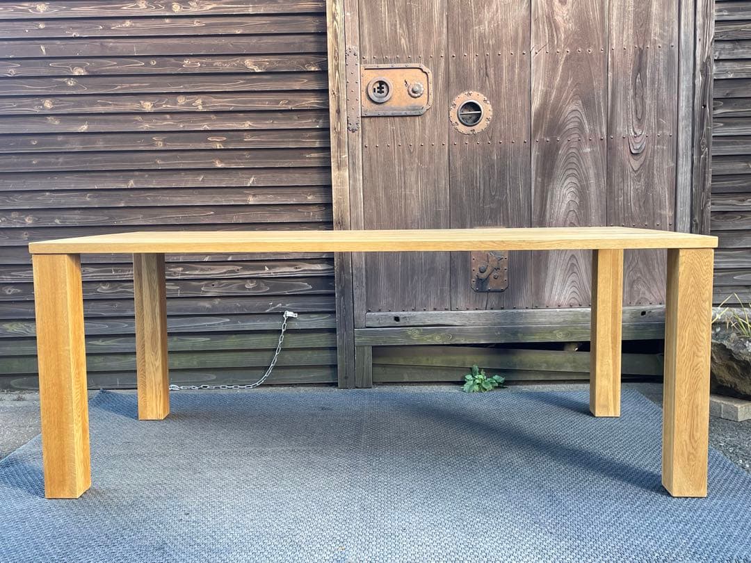 クラッシュゲート　デン　ダイニングテーブル　180cm　ナラ材　仙台　宮城